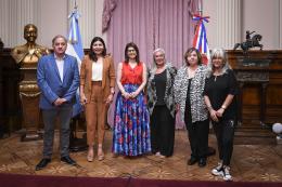 Visita de la Embajadora de Costa Rica Ginette Campos Rojas 