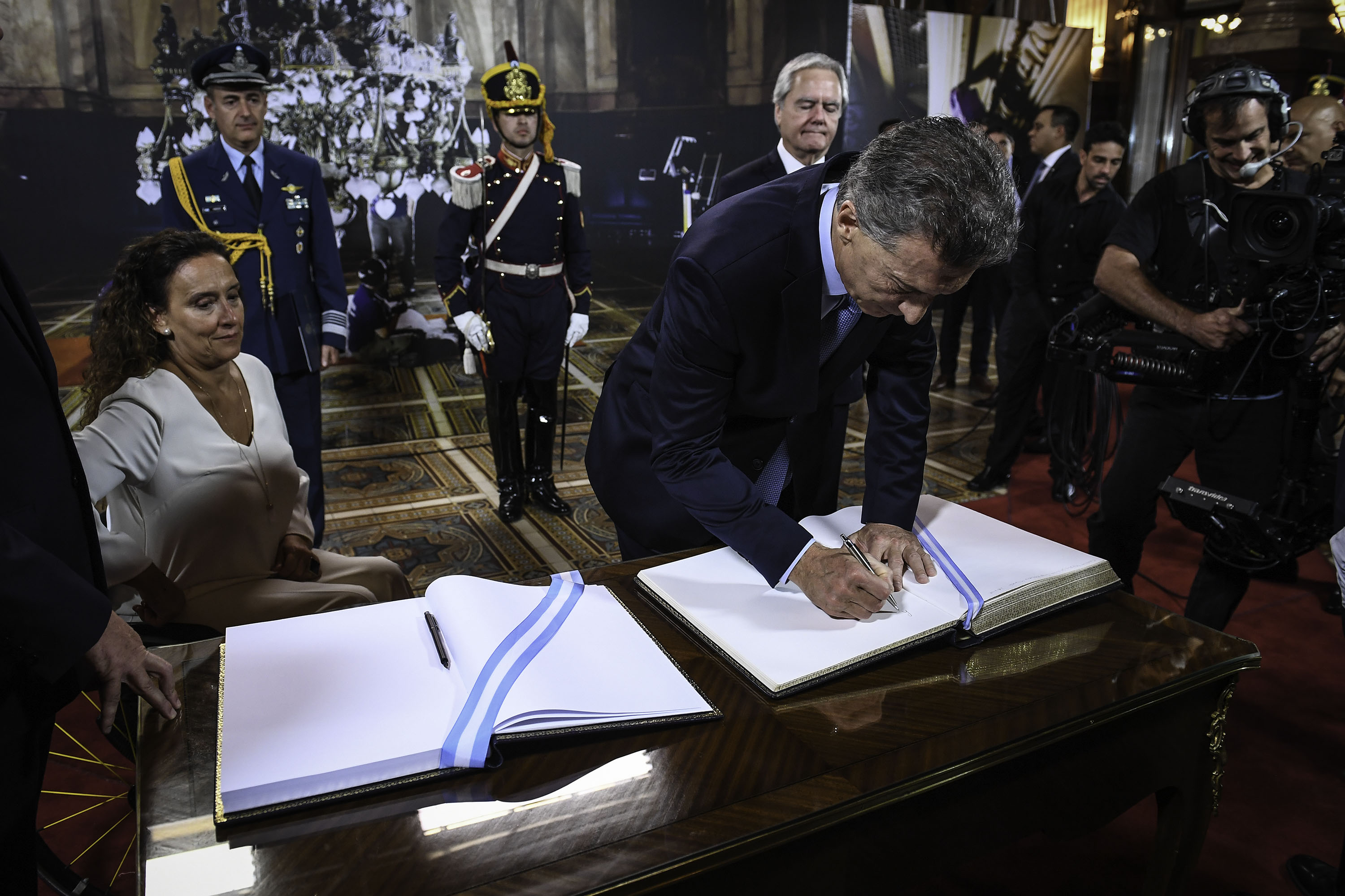 El presidente de la República Argentina, Mauricio 