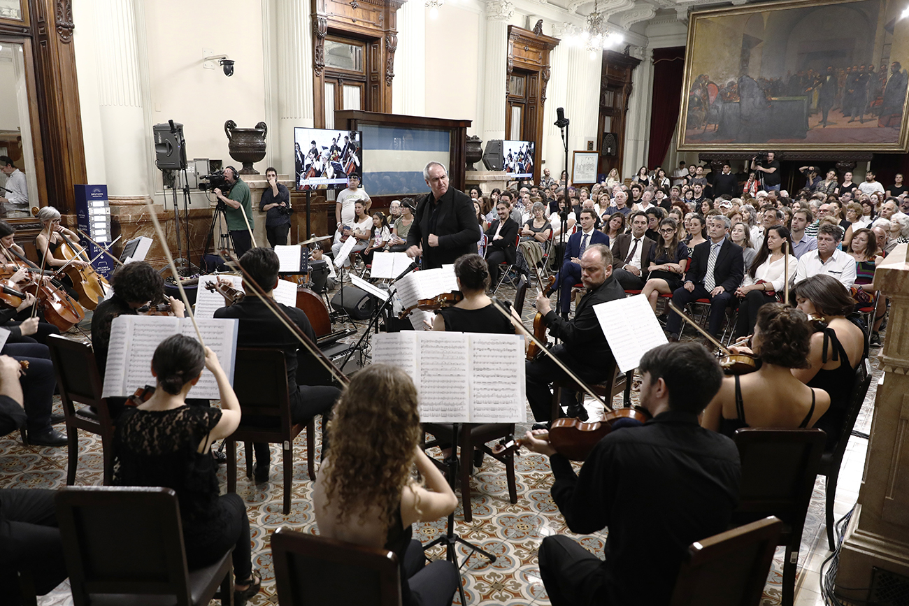 La Orquesta de Cámara del Congreso de la Nación br