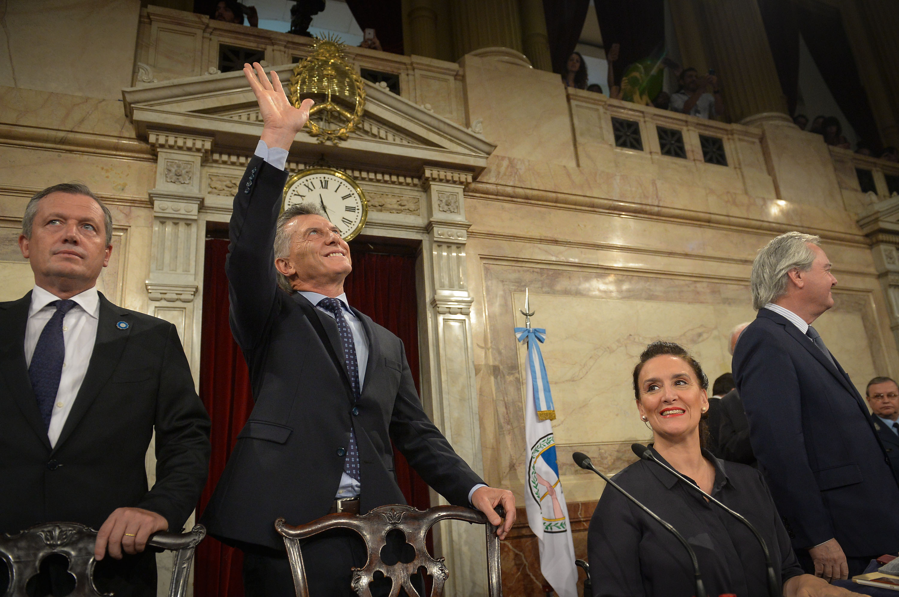 El presidente Mauricio Macri, inauguro la 135º asa